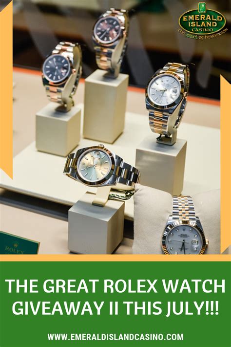 rolex championship|rolex watch giveaway.